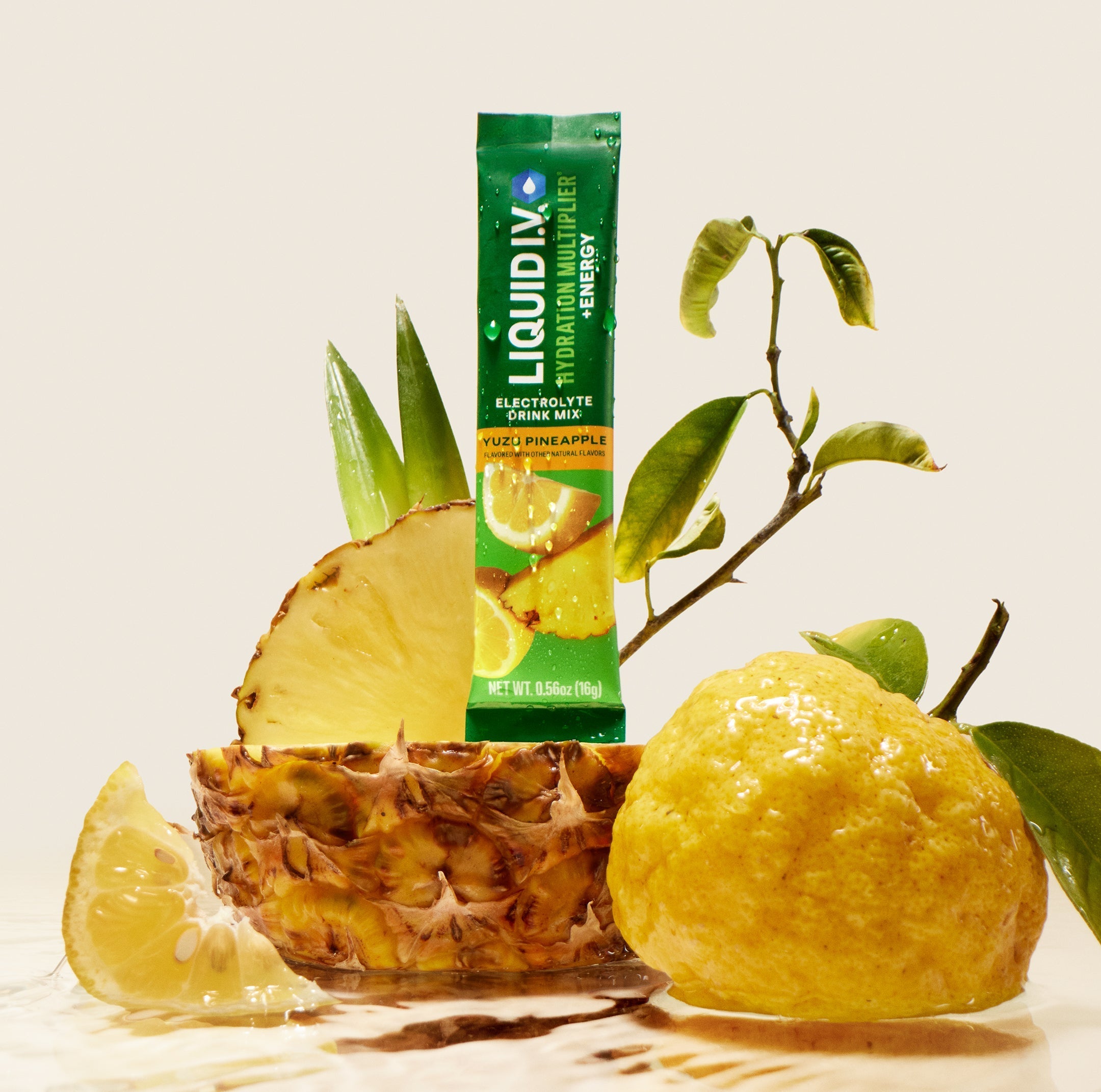 Yuzu Pineapple Hydration Multiplier® +Energy - Fresh Taste Electrolyte Drink Mix