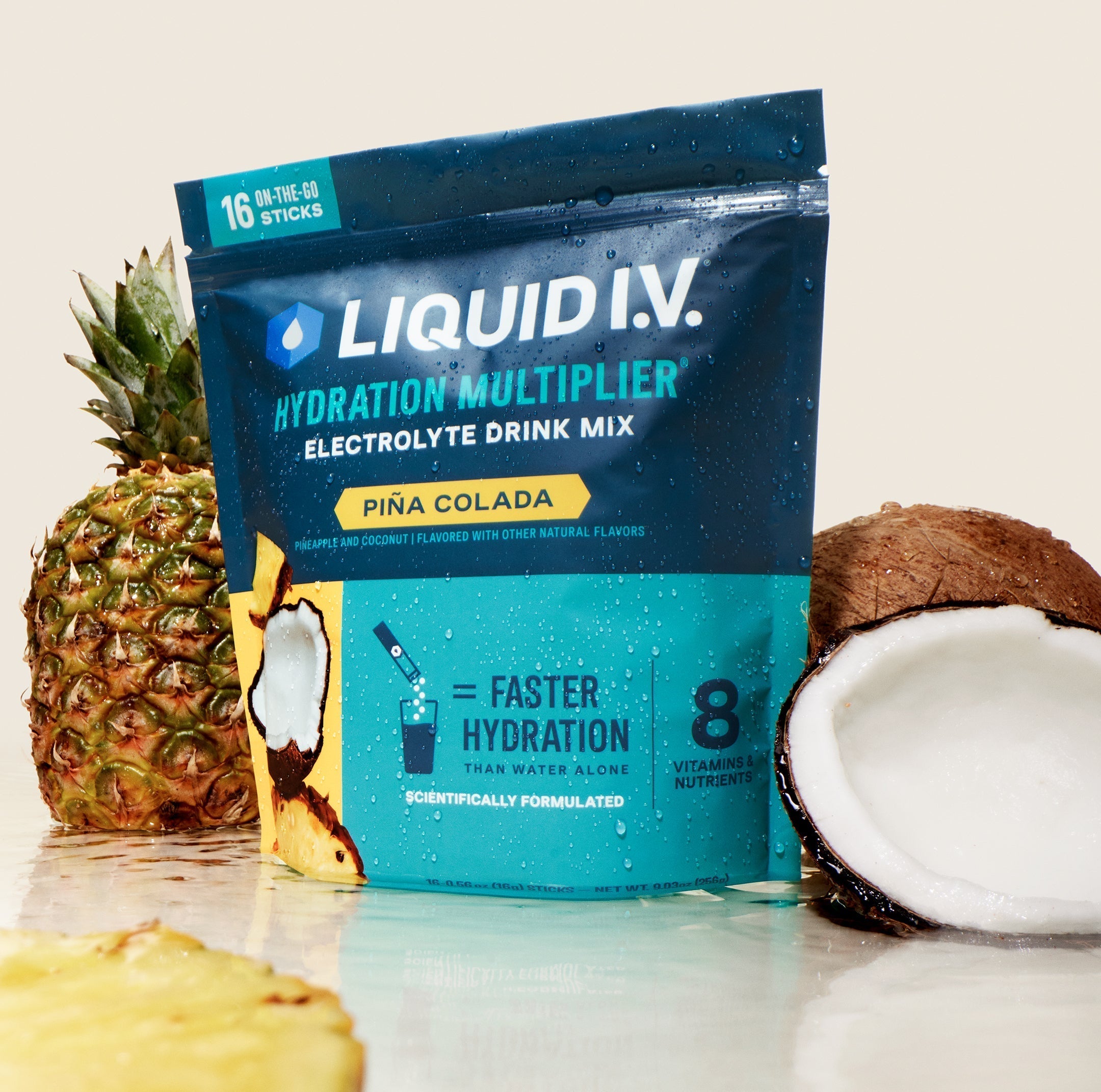Piña Colada Hydration Multiplier® - Crisp Taste Hydration Drink Mix