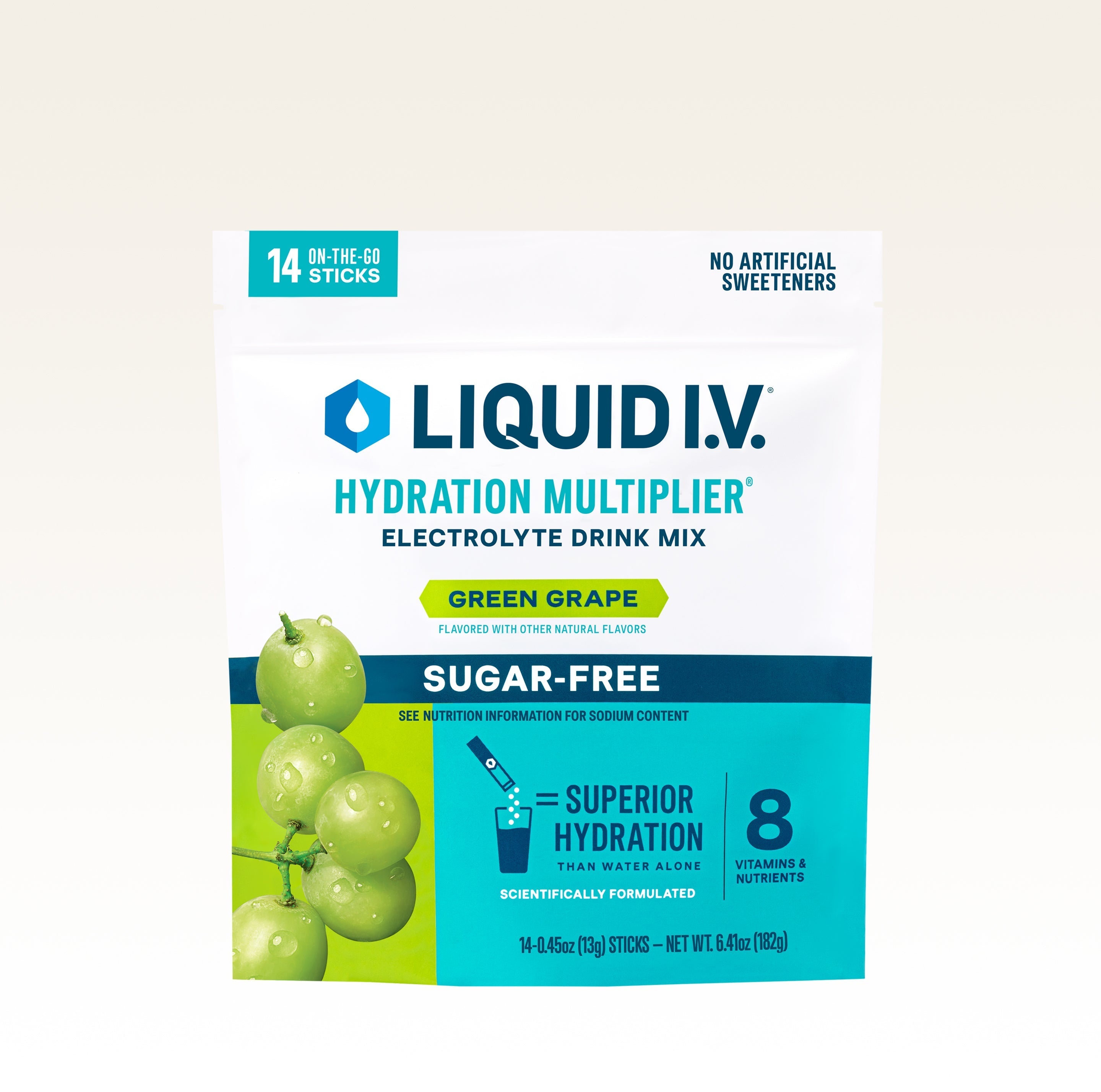 Green Grape Hydration Multiplier Sugar-Free - Smooth Taste Electrolytes Made Easy
