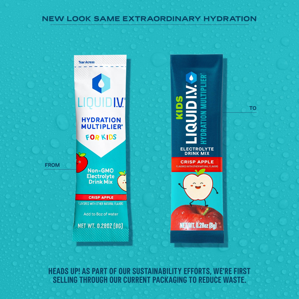 Crisp Apple Hydration Multiplier® For Kids - On The Go Hydration For Travel Days