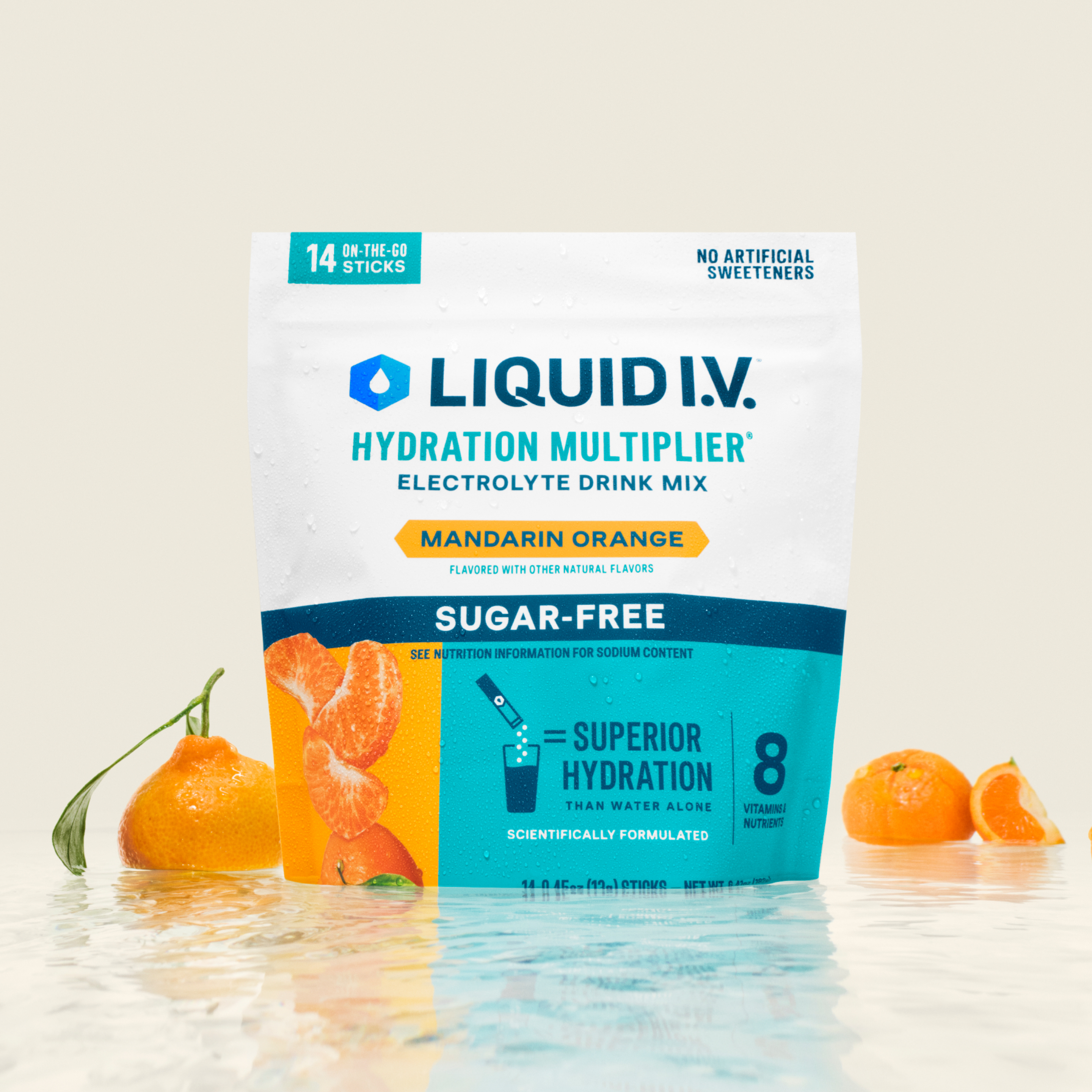 Mandarin Orange Hydration Multiplier® Sugar-Free - Travel Ready Hydration For Real Routines