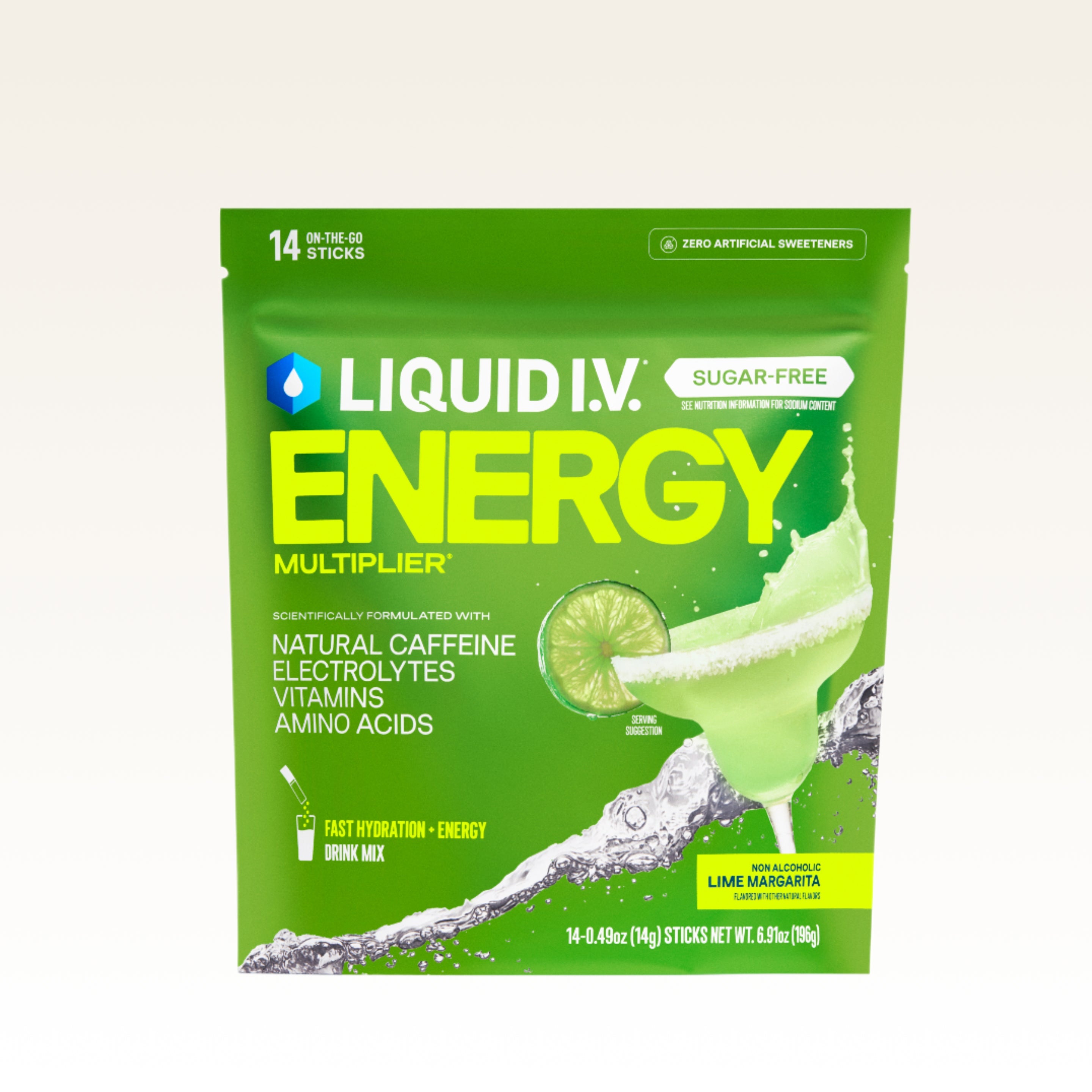 BYOB - SFE - Lime Margarita Mocktail - Fresh Taste Hydration For Busy Days