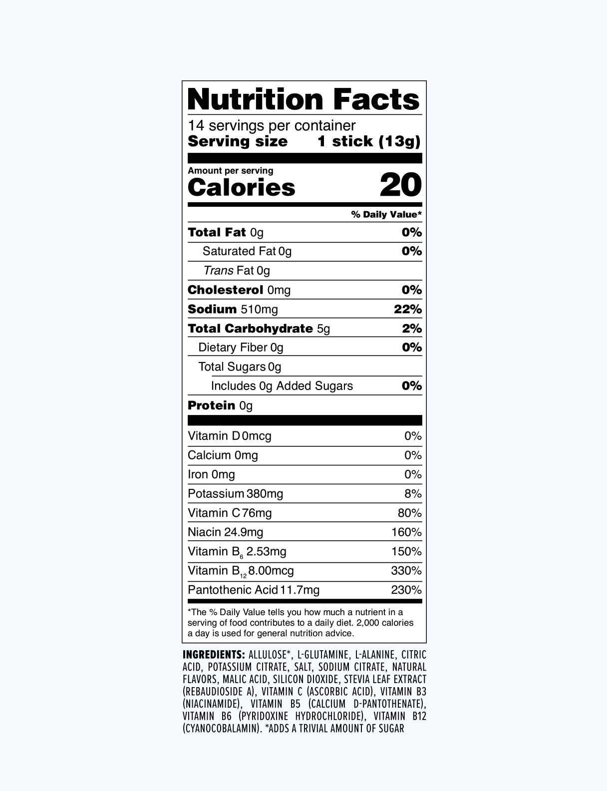 3ct Sugar-Free Sample Pack - CX ONLY - Simple Hydration Powder