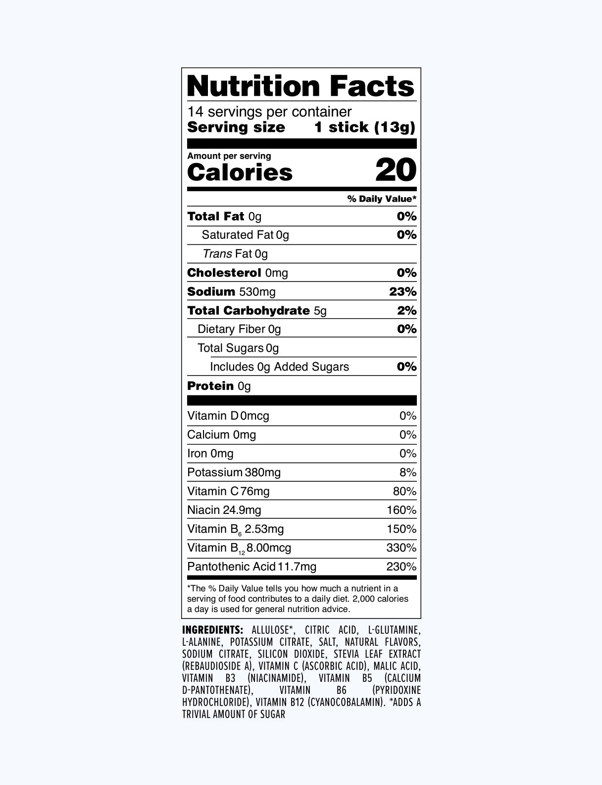 3ct Sugar-Free Sample Pack - CX ONLY - Simple Hydration Powder