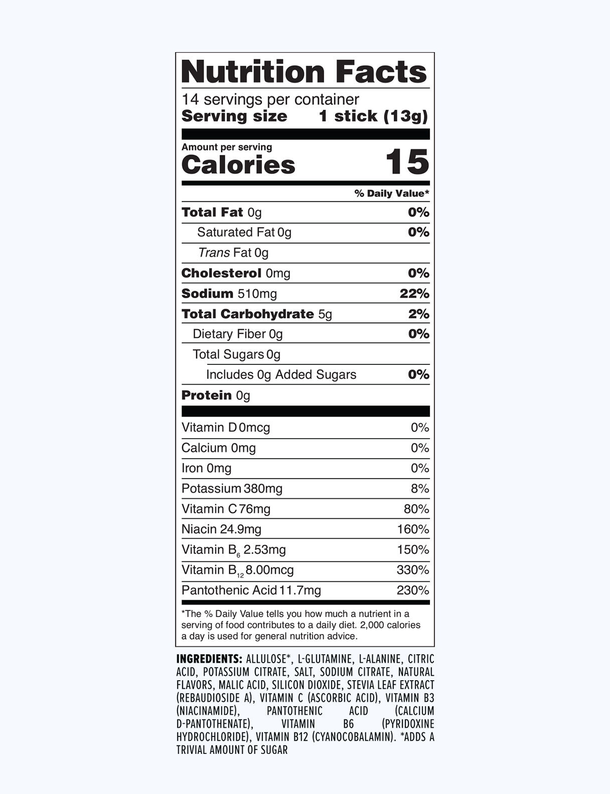 3ct Sugar-Free Sample Pack (LL, WP, GG) - Smooth Taste Hydration Drink Mix