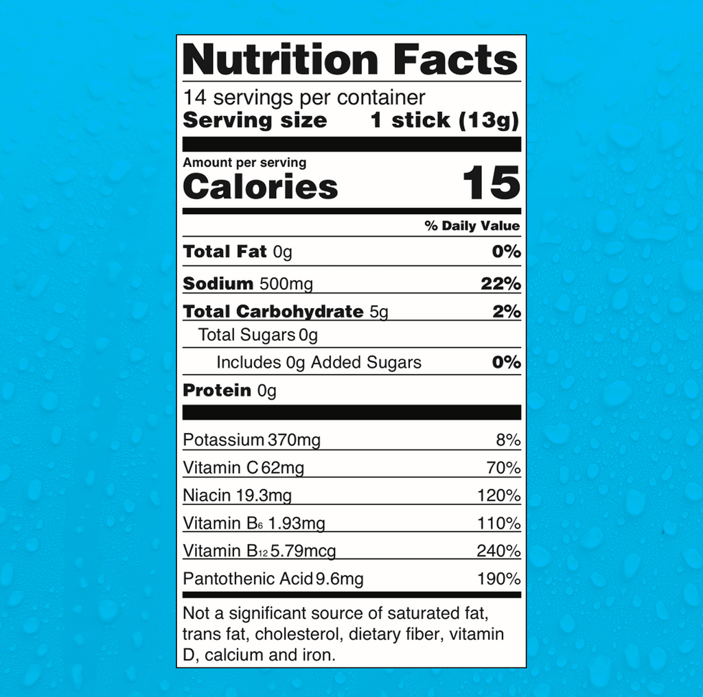 Zero Sugar Splash Pack - Morning Ready Electrolyte Drink Mix