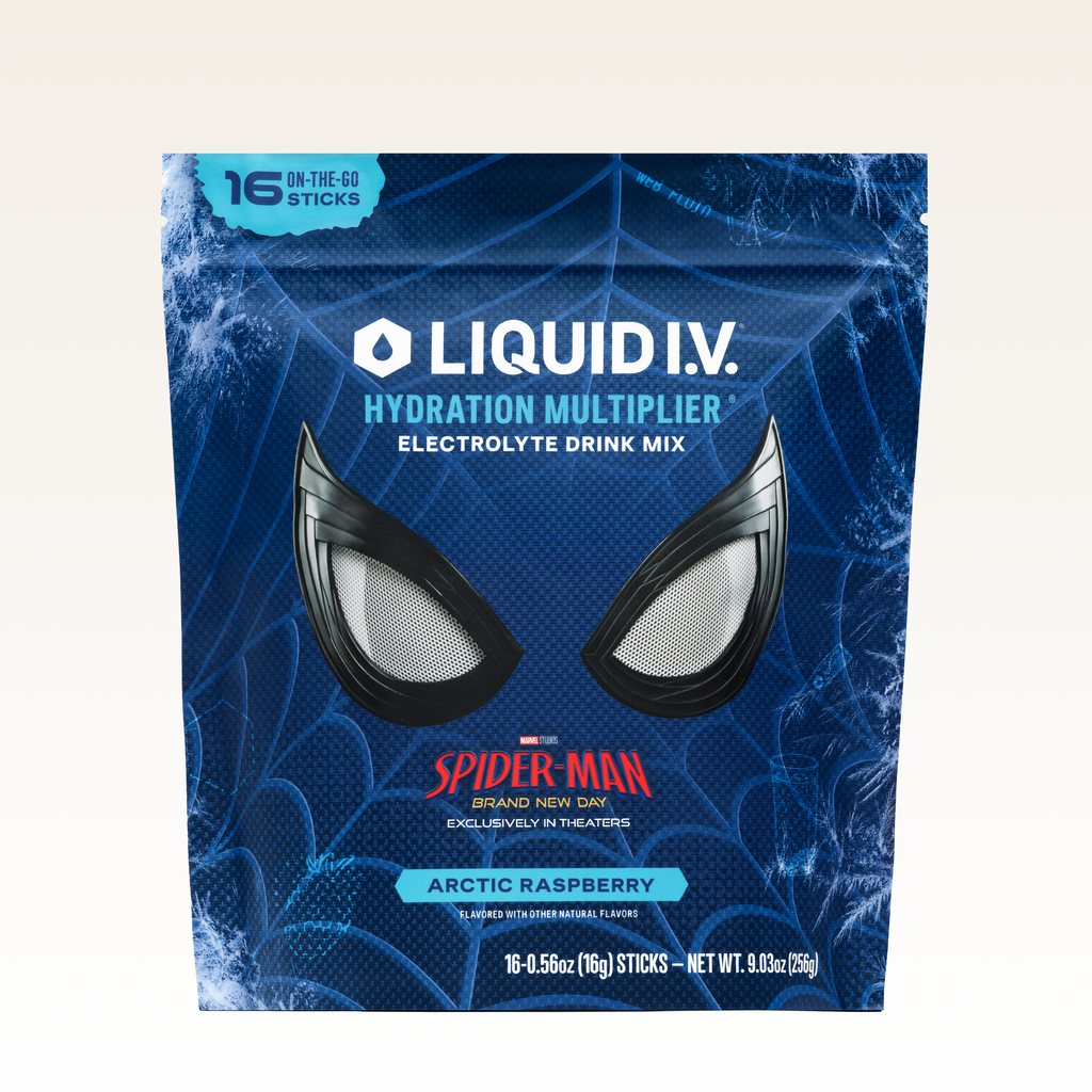 Limited Edition Spider-Man Arctic Raspberry Hydration Multiplier® - Workout Ready Hydration For Daily Life