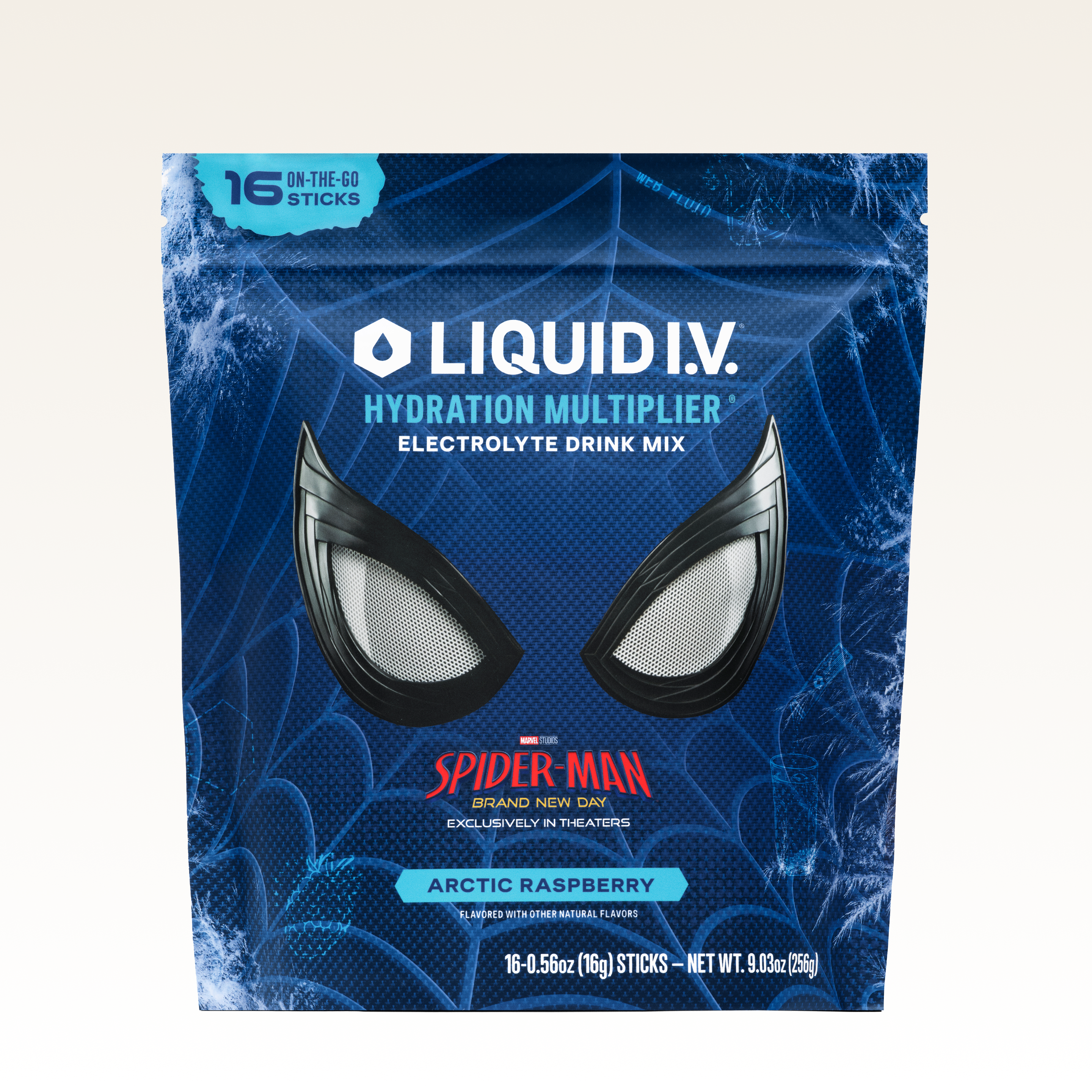 Limited Edition Spider-Man Arctic Raspberry Hydration Multiplier® - Workout Ready Hydration For Daily Life