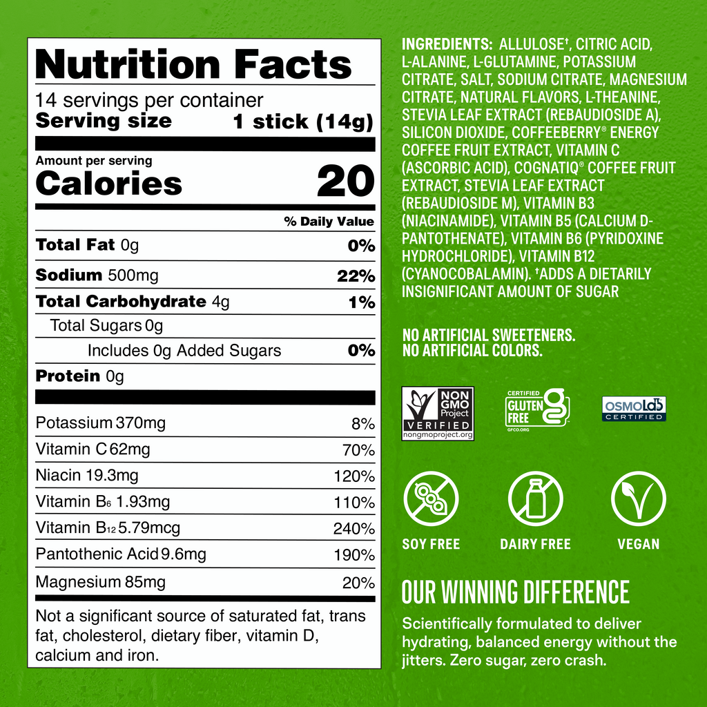 Blackberry Lemonade Hydration Sugar-Free Energy Multiplier® - Simple Electrolytes Made Easy