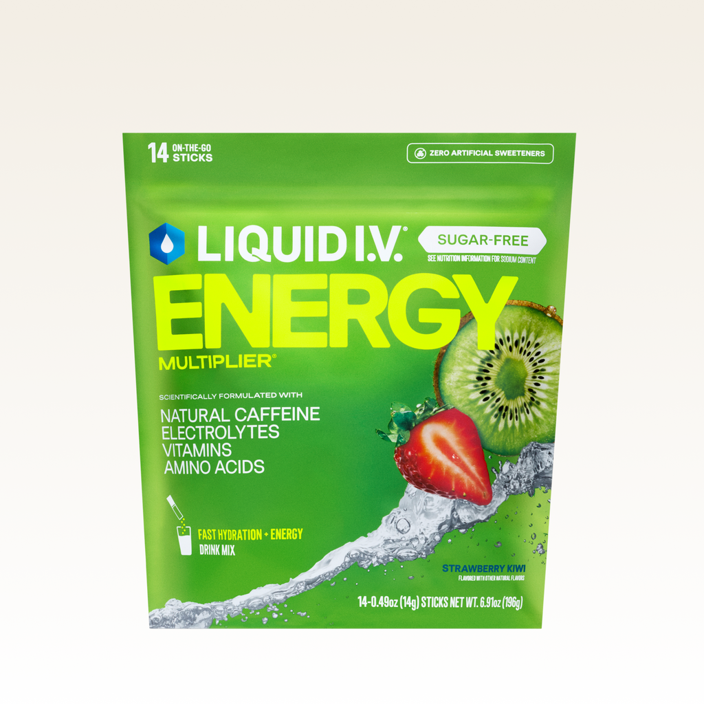 Strawberry Kiwi Hydration Sugar-Free Energy Multiplier® - Smooth Taste Hydration Packets