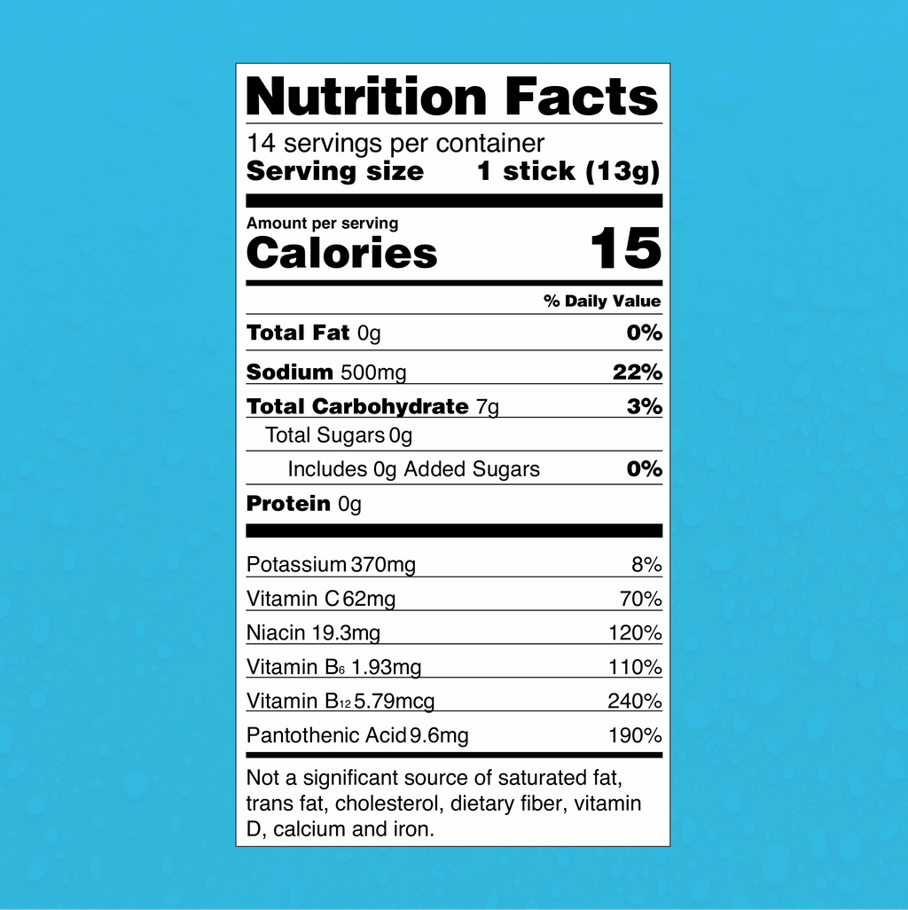 Zero Sugar Splash Pack - Morning Ready Electrolyte Drink Mix