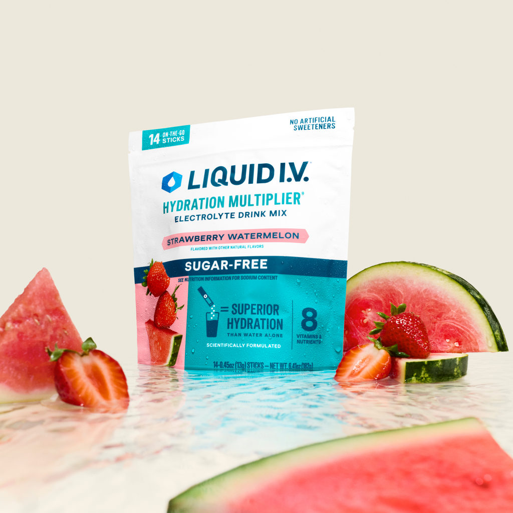 Strawberry Watermelon Hydration Multiplier® Sugar-Free - Quick Mix Hydration For Office Days