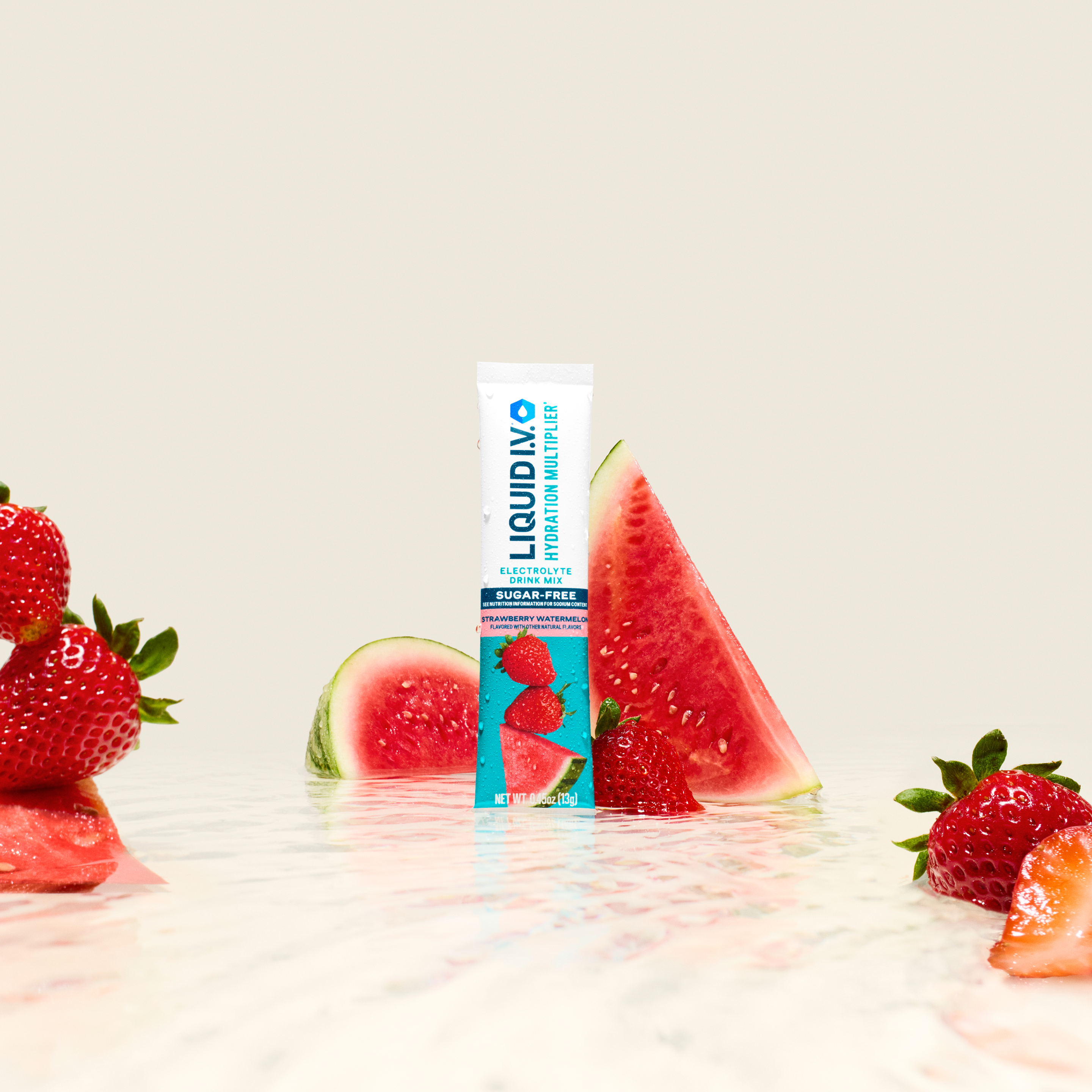 Strawberry Watermelon Hydration Multiplier® Sugar-Free - Quick Mix Hydration For Office Days